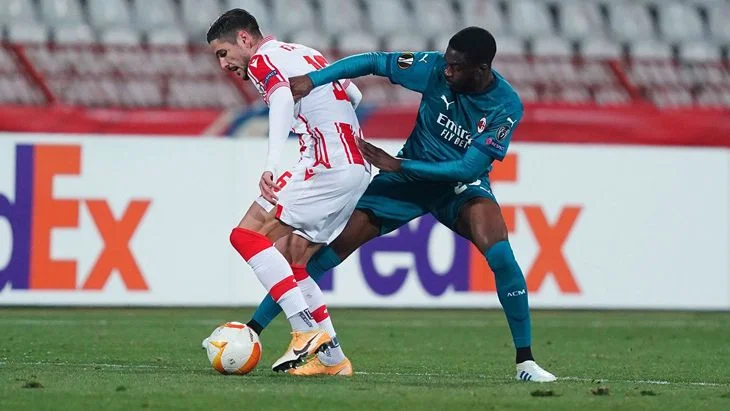 Как сыграют «Милан» и «Црвена» в ответном матче Лиги Европы после 2:2 в первой игре?