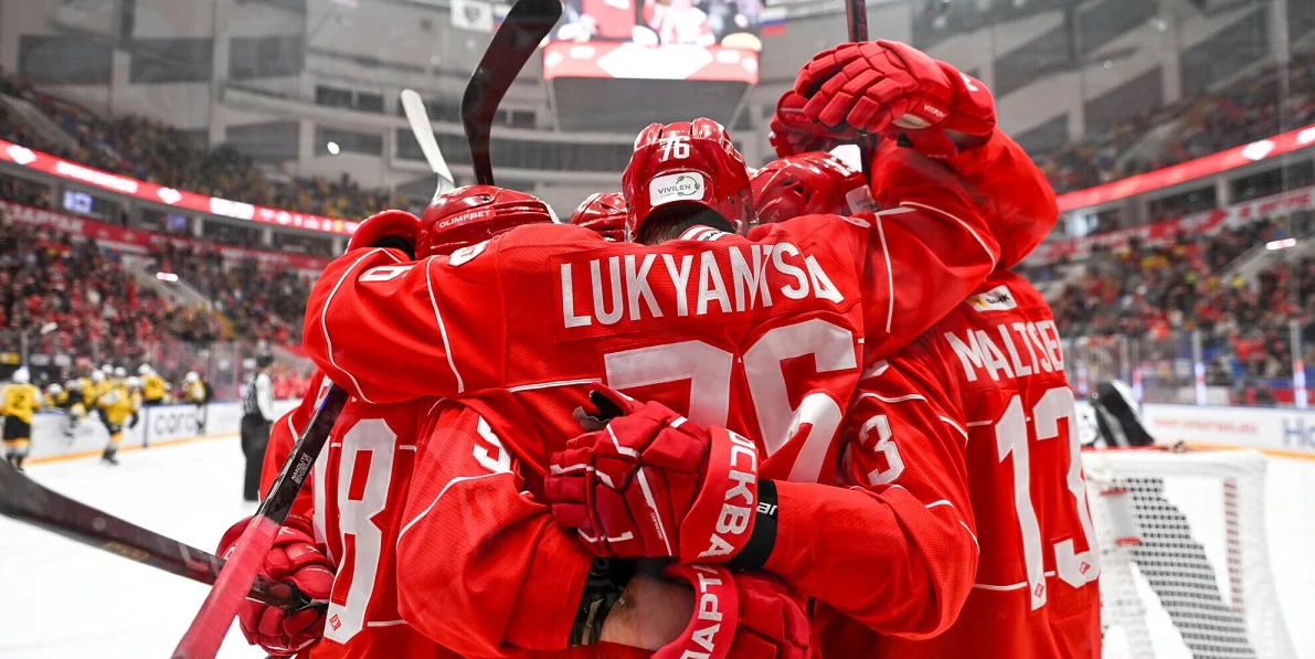 90% клиентов OLIMPBET ставят на победу «Спартака» над «Сибирью» в КХЛ