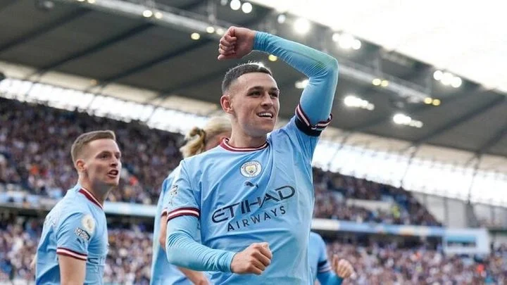 Фил Фоден оформил хет-трик в матче с «Астон Виллой» Фил Фоден оформил хет-трик в матче с «Астон Виллой»