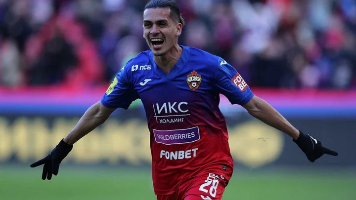 Полузащитник ЦСКА Хесус Медина открыл счет в дерби со «Спартаком» Полузащитник ЦСКА Хесус Медина открыл счет в дерби со «Спартаком»