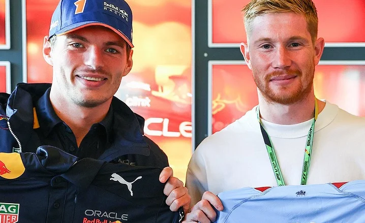 Де Брюйне посетил боксы команды «Ред Булл» на Гран-при Бельгии Де Брюйне посетил боксы команды «Ред Булл» на Гран-при Бельгии