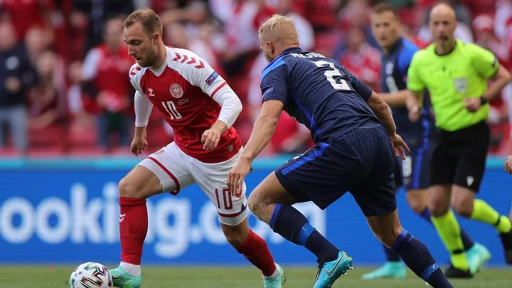 Кристиан Эриксен потерял сознание во время матча сборной Дании с Финляндией