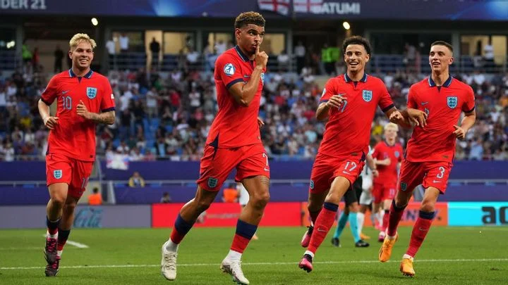 Сборная Англии вышла в финал чемпионата Европы среди молодежных команд