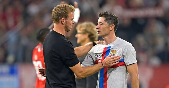 Юлиан Нагельсманн о 3:0 с «Барселоной»: «Самозабвенно защищаясь, мы так и не позволили хозяевам попасть по нашим воротам»