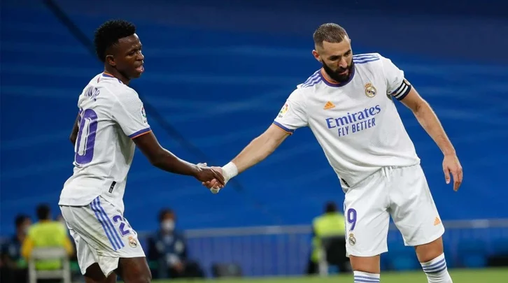 Бензема и Винисиус - лидеры по системе «гол+пас» в чемпионате Испании Бензема и Винисиус - лидеры по системе «гол+пас» в чемпионате Испании