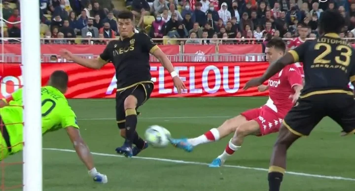 Головин забил в матче с «Ниццей» Головин забил в матче с «Ниццей»