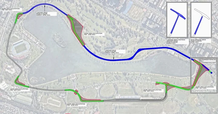 Перед квалификацией Гран-при Австралии на трассе убрали одну из четырёх зон DRS