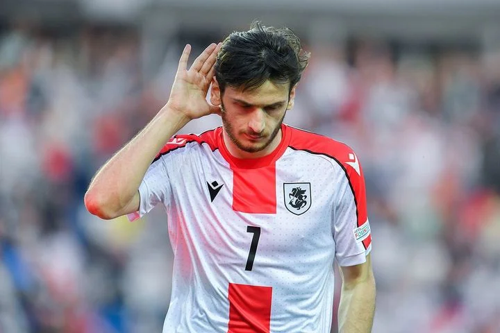 Дубль Хвичи не помог сборной Грузии победить Шотландию Дубль Хвичи не помог сборной Грузии победить Шотландию