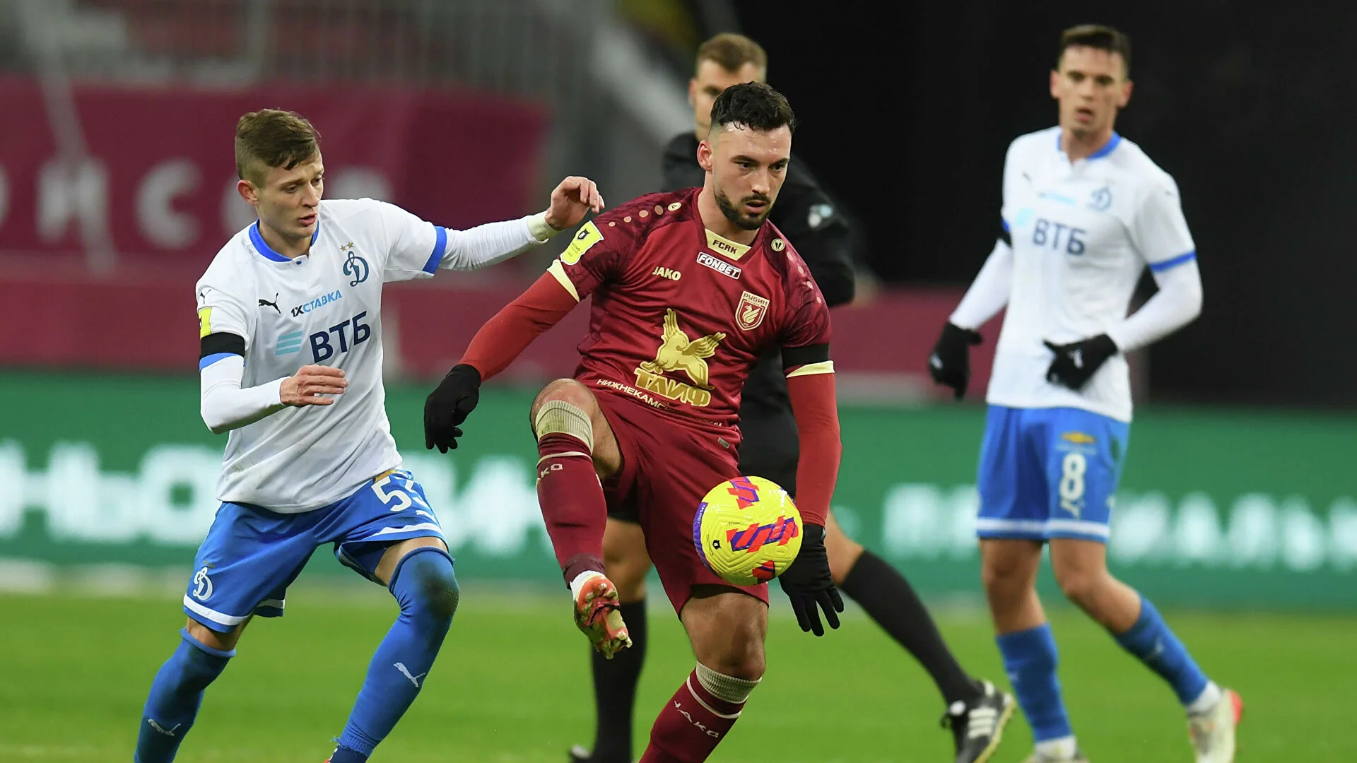 «Динамо» и «Рубин» сыграли вничью в товарищеском матче