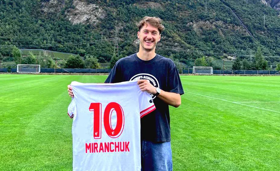 Семин: Антону Миранчуку надо поднять свой уровень, тогда и у «Сьона» будет успех Семин: Антону Миранчуку надо поднять свой уровень, тогда и у «Сьона» будет успех