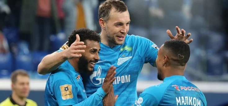 «Зенит» обыграл «Уфу» со счетом 2:0