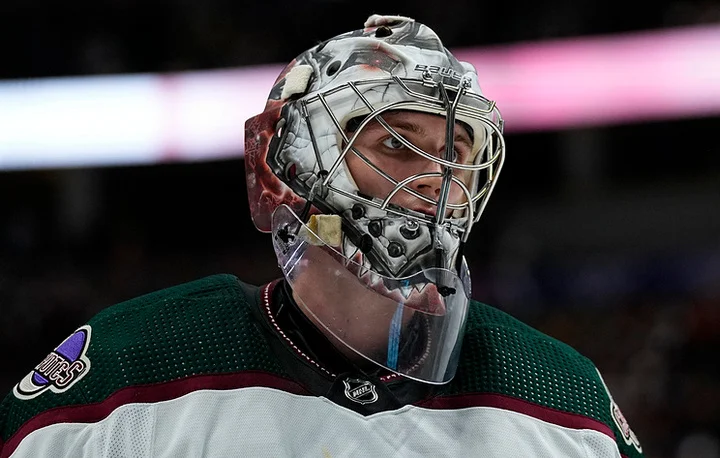 Вратарь «Аризоны» Иван Просветов: «Были предложения из КХЛ, но пока есть шансы играть в НХЛ, то надо пользоваться этим» Вратарь «Аризоны» Иван Просветов: «Были предложения из КХЛ, но пока есть шансы играть в НХЛ, то надо пользоваться этим»