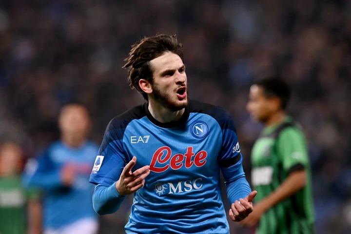 22-летний Кварацхелия стал самым молодым игроком «Наполи» с 10+ голами за сезон с 1930 года 22-летний Кварацхелия стал самым молодым игроком «Наполи» с 10+ голами за сезон с 1930 года