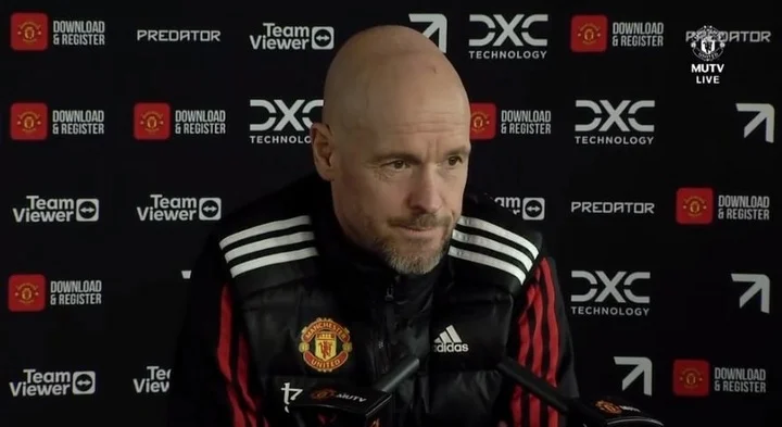 Эрик тен Хаг: «Можно сказать, что мы завоевали очко, потому что это здорово – отыграться в дерби с 0:2» Эрик тен Хаг: «Можно сказать, что мы завоевали очко, потому что это здорово – отыграться в дерби с 0:2»