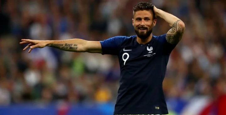 Жиру о рекорде по голам за сборную Франции: «Я держу его в уме, но это не навязчивая идея» Жиру о рекорде по голам за сборную Франции: «Я держу его в уме, но это не навязчивая идея»