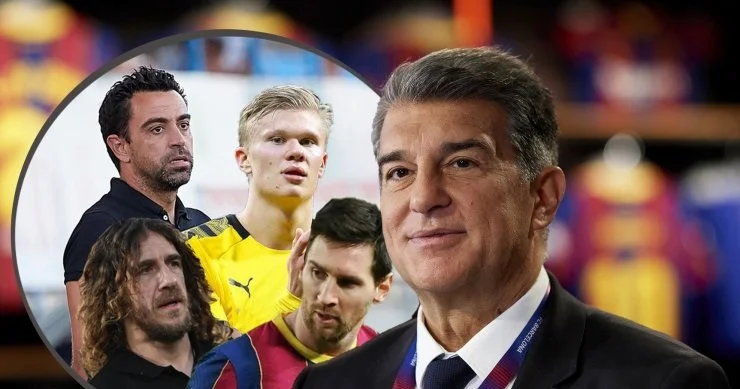 План Лапорты по спасению «Барселоны»: вернуть Хави и Пуйоля, оставить Месси и подписать Холанда План Лапорты по спасению «Барселоны»: вернуть Хави и Пуйоля, оставить Месси и подписать Холанда