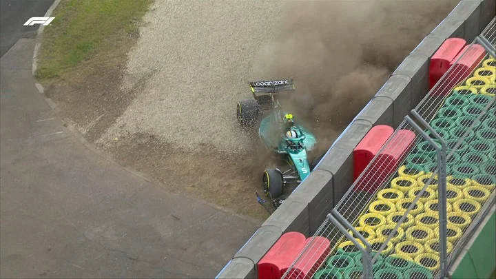 Феттель попал в аварию в третьей практике Гран-при Мельбурна