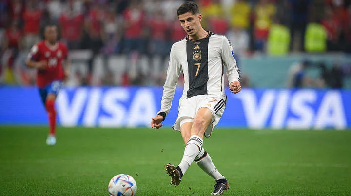 Кай Хавертц: «У нас было достаточно возможностей для того, чтобы обыграть и Японию, и Испанию. Заслуженно едем домой» Кай Хавертц: «У нас было достаточно возможностей для того, чтобы обыграть и Японию, и Испанию. Заслуженно едем домой»