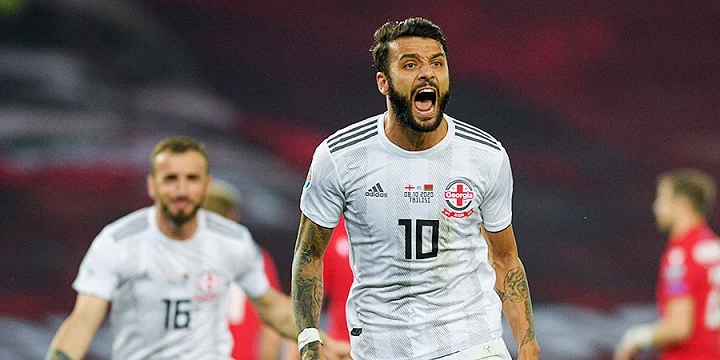 Грузия смогла выйти в плей-офф из группы молодежного Евро, в которой были Португалия, Нидерланды и Бельгия Грузия смогла выйти в плей-офф из группы молодежного Евро, в которой были Португалия, Нидерланды и Бельгия