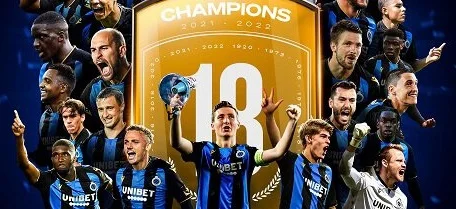 «Брюгге» стал чемпионом Бельгии в третий раз подряд