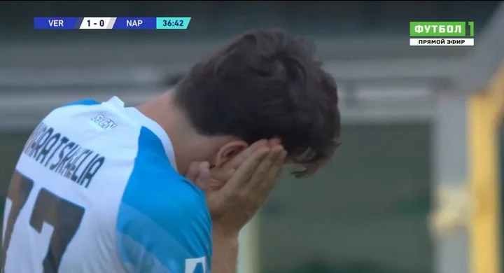 Хвича забил в первом матче за «Наполи» Хвича забил в первом матче за «Наполи»