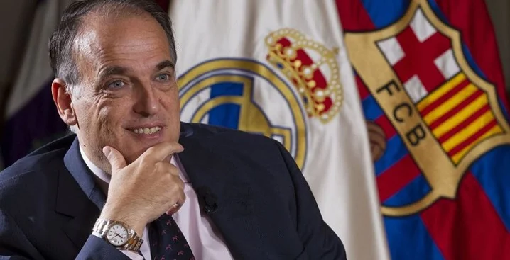 Тебас не верит, что «Барселона» сможет подписать летом хоть одного звёздного игрока Тебас не верит, что «Барселона» сможет подписать летом хоть одного звёздного игрока