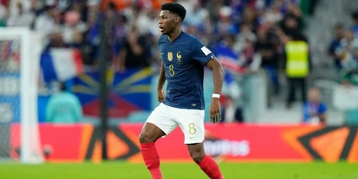 Тчуамени вывел Францию вперед в матче с Англией. Идет 20 минута – 1:0 Тчуамени вывел Францию вперед в матче с Англией. Идет 20 минута – 1:0