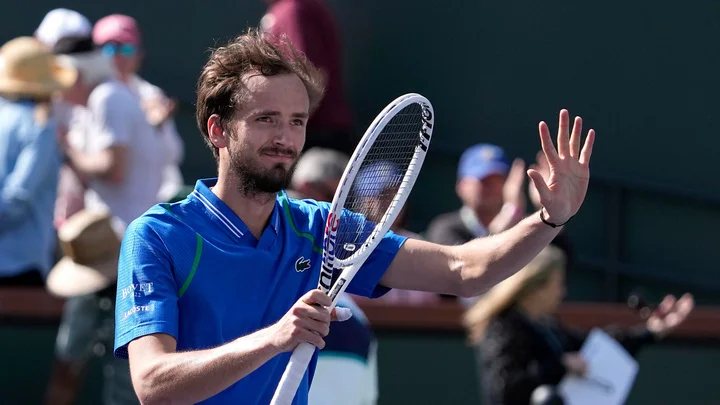 Карлос Алькарас: «Медведев – лучший в мире прямо сейчас, у него потрясающая победная серия. В финале покажу лучшее, на что способен» Карлос Алькарас: «Медведев – лучший в мире прямо сейчас, у него потрясающая победная серия. В финале покажу лучшее, на что способен»