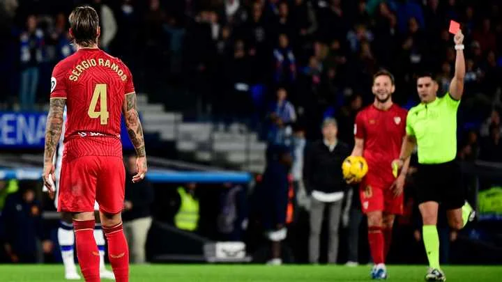 Серхио Рамос установил новый рекорд чемпионата Испании по красным карточкам Серхио Рамос установил новый рекорд чемпионата Испании по красным карточкам
