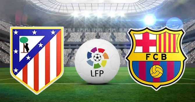 Центральный матч тура испанской Примеры «Атлетико» - «Барселона» смотрите в прямом эфире на сайте БК Winline.
