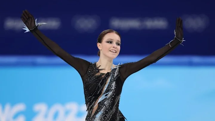 Видео победного проката Щербаковой на Олимпиаде в Пекине Видео победного проката Щербаковой на Олимпиаде в Пекине