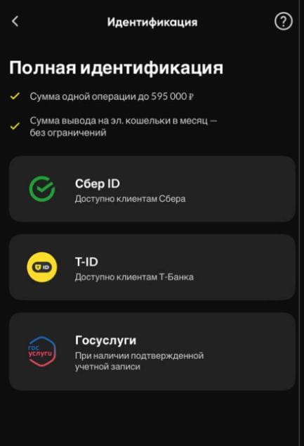 Способы идентификации в БетБум