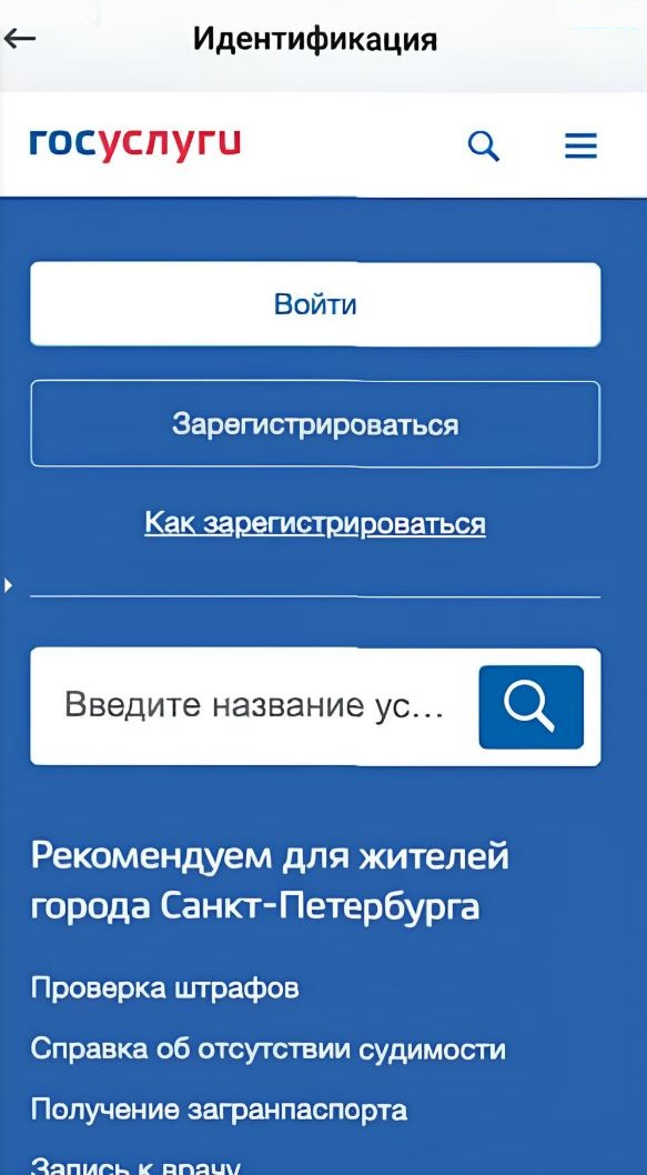 Идентификация через госуслуги в Леон
