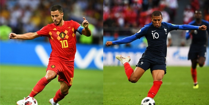 Букмекеры считают, что в полуфинале Франция – Бельгия нет фаворита 