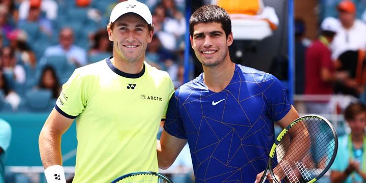 Каспер Рууд - Карлос Алькарас