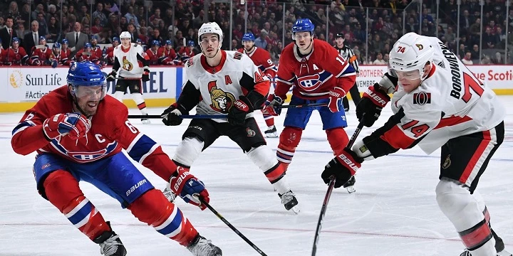 Оттава — Монреаль. Прогноз на матч НХЛ (22 февраля 2021 года)